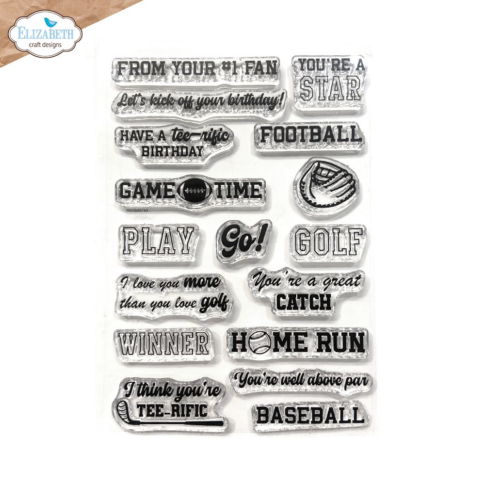 Sport Sentiments - Clear Stamp Set