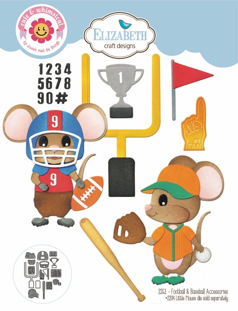 Football &amp; Baseball Accessories - Die Set