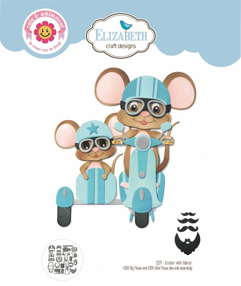 Scooter with Sidecar - Die Set