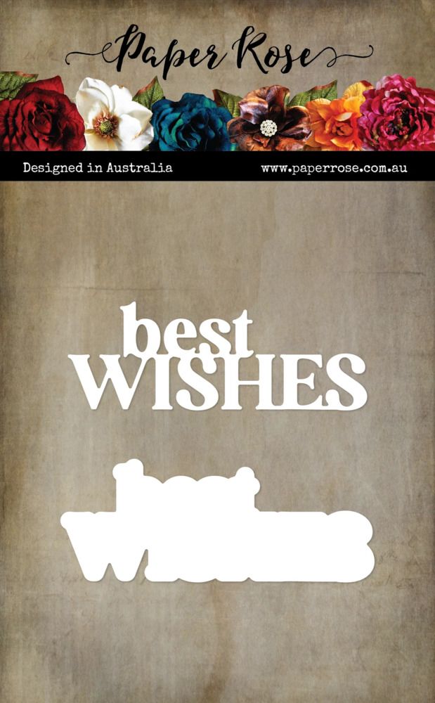 Best Wishes Large Layered - Die Set