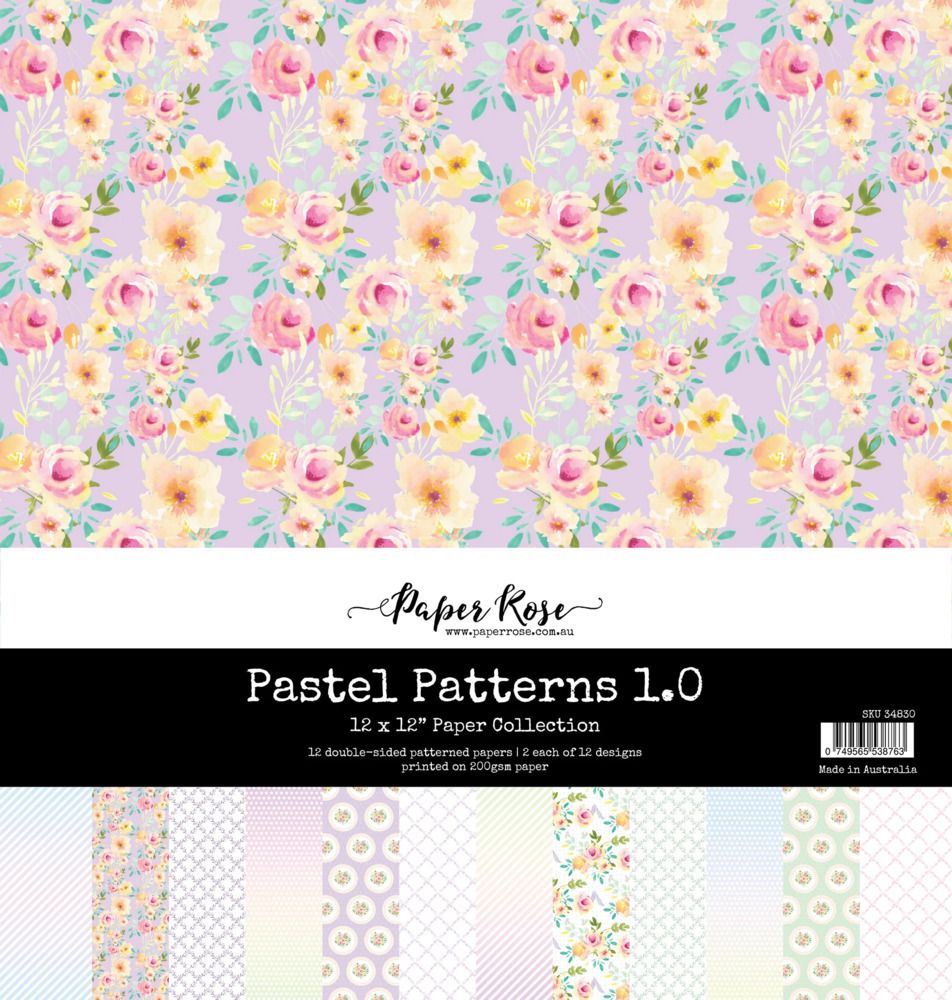 12x12 Paper Collection - Pastel Patterns 1.0 Collection