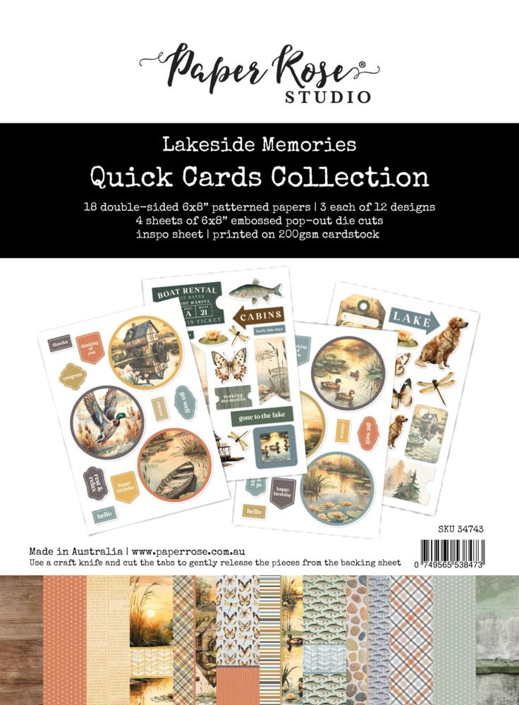 6x8 Quick Cards Collection - Lakeside Memories Collection