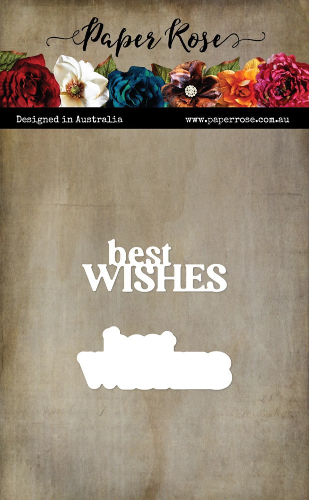 Best Wishes Small Layered - Die Set