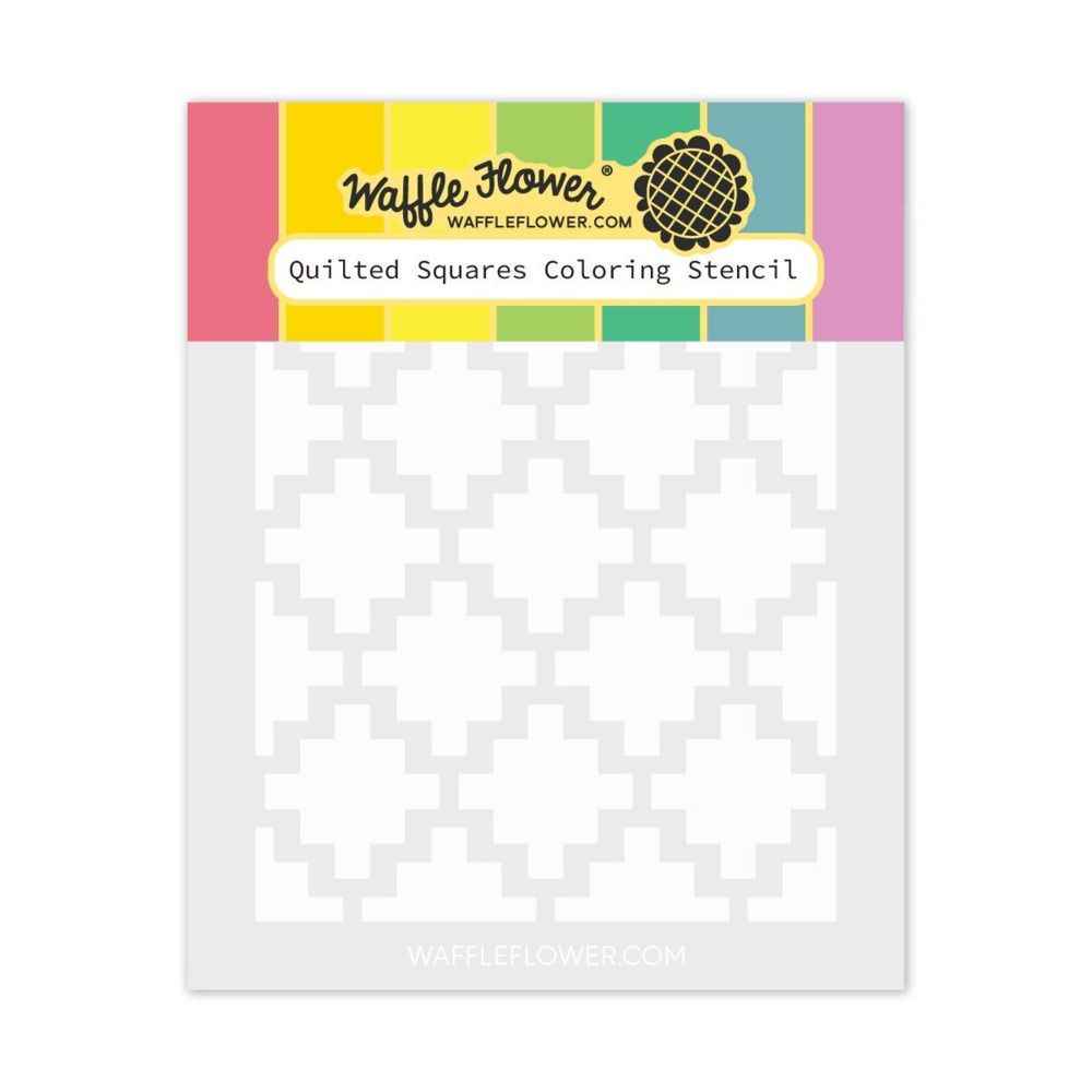 Quilted Squares - Stencil