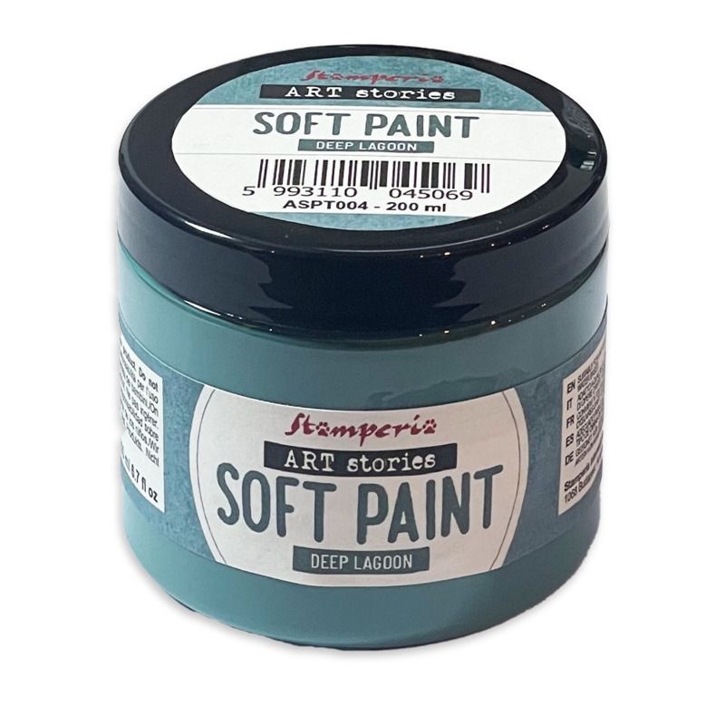 Deep Lagoon - Soft Paint - Art Stories Collection