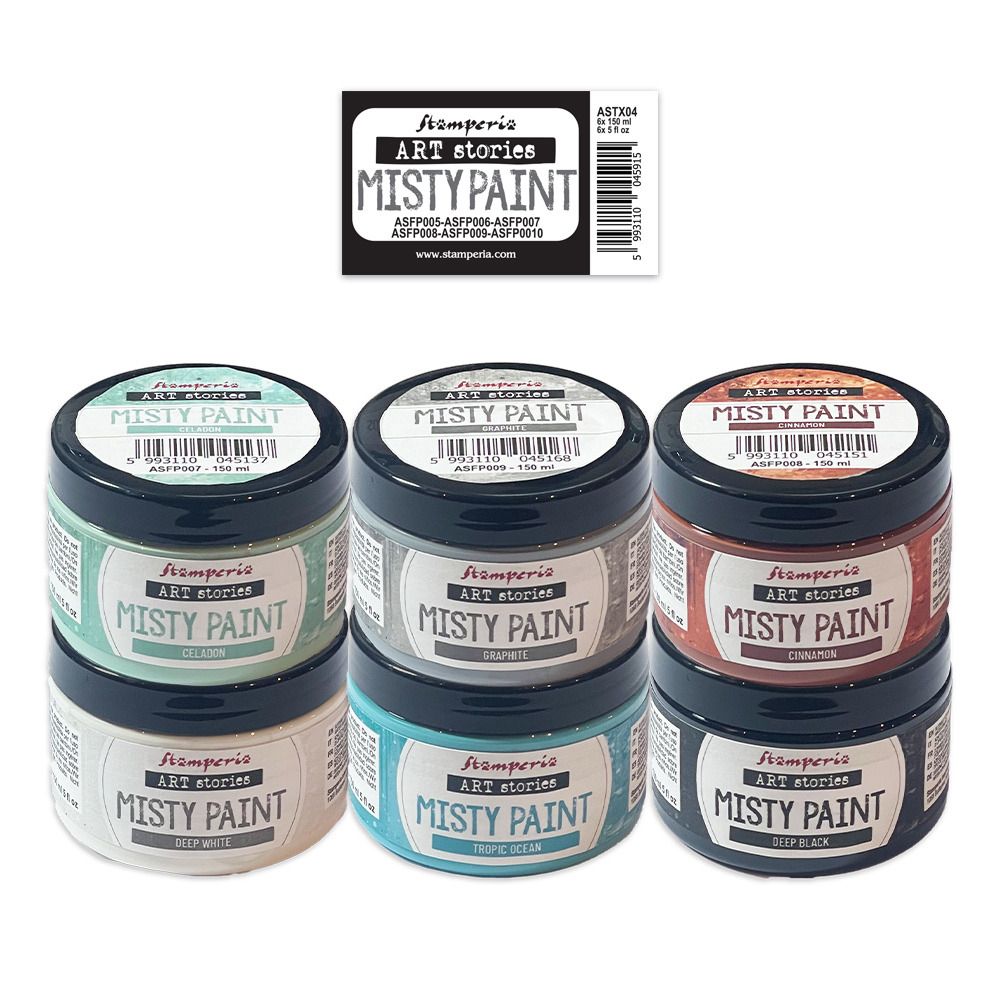 Misty Paint Selection - 6 pcs - Art Stories Collection