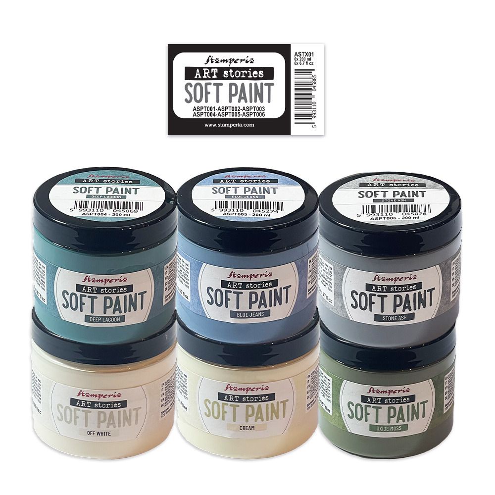 Soft Paint Selection - 6pcs - Art Stories Collection