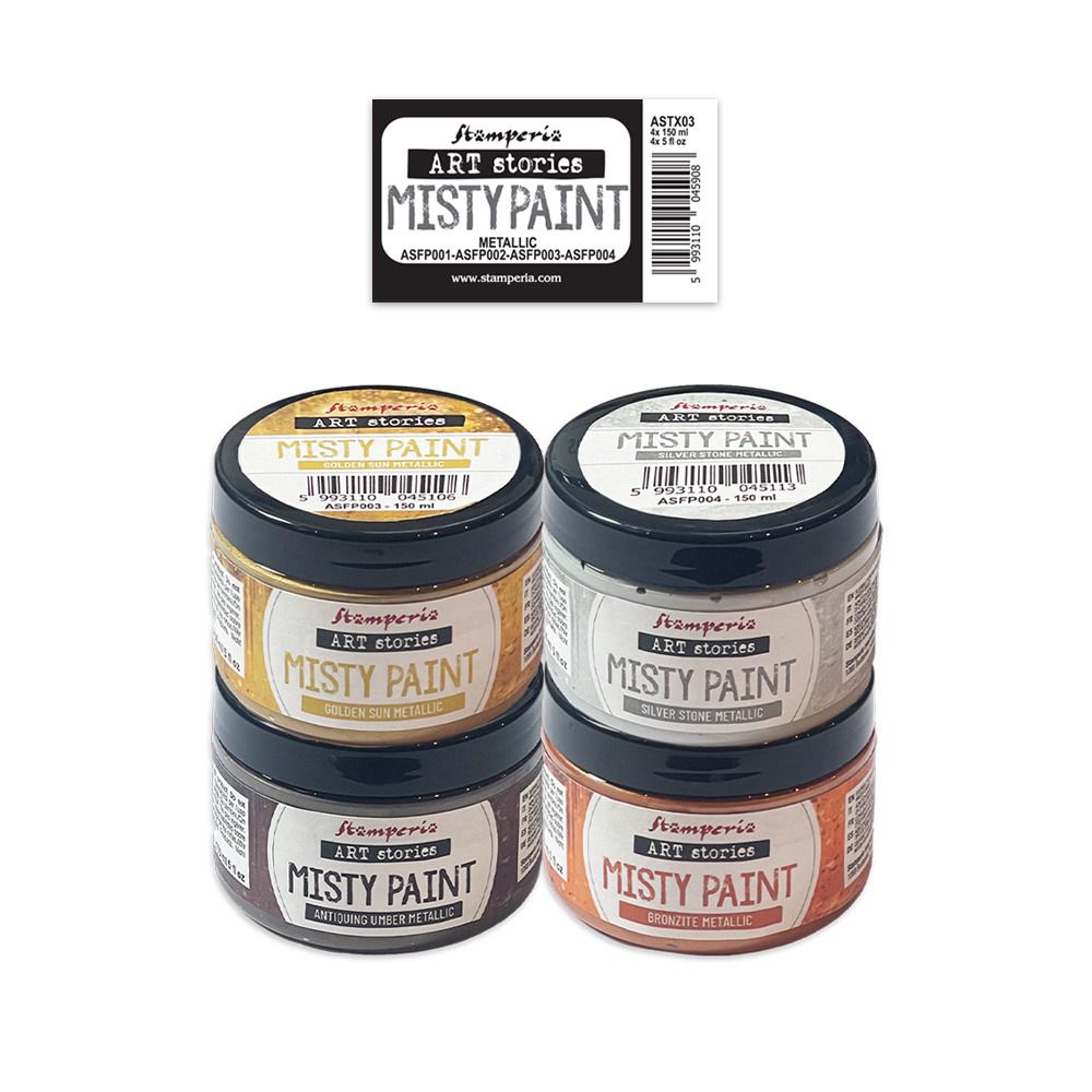 Misty Paint Metallic Selection - Art Stories Collection