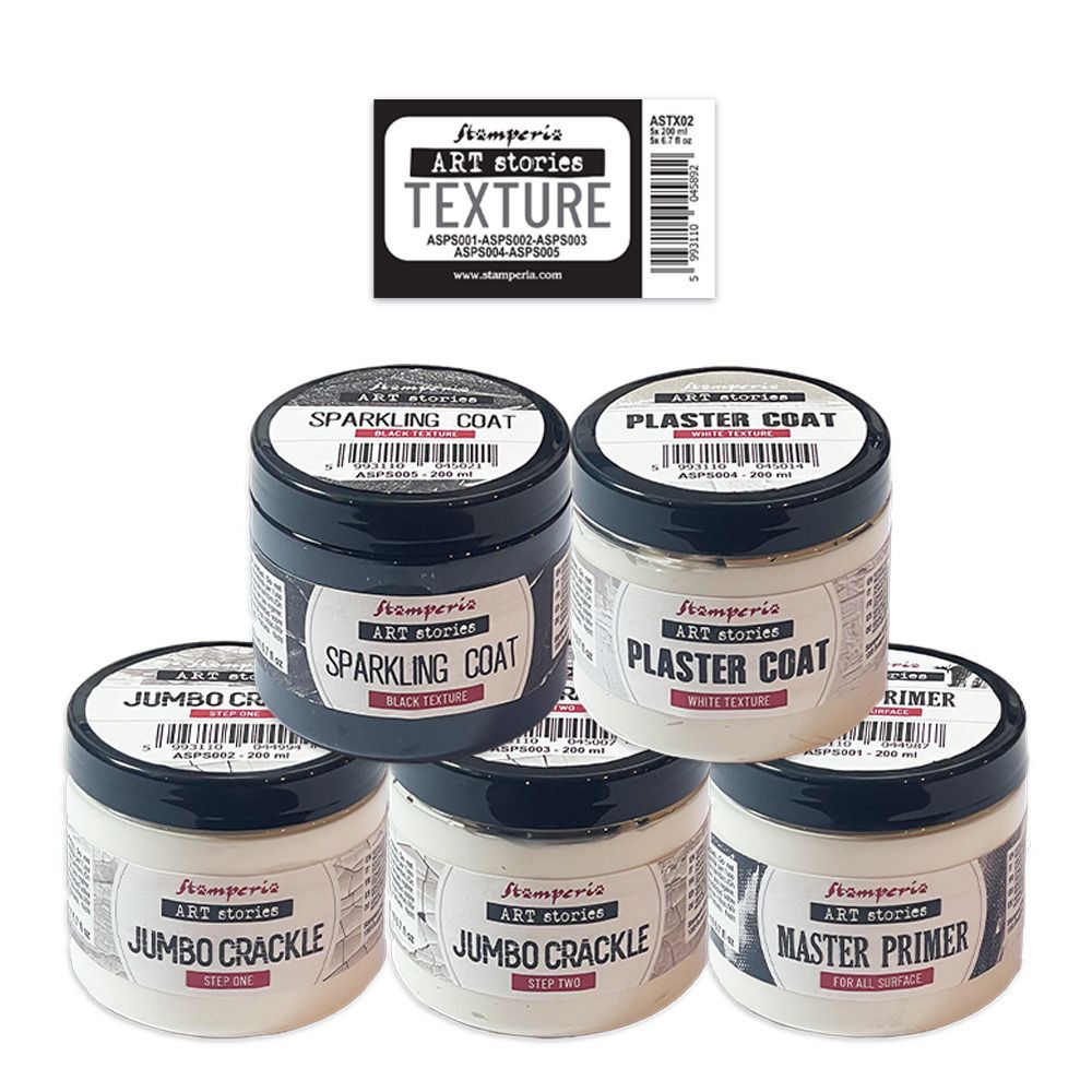 Texture Paste Selection - 5pcs - Art Stories Collection