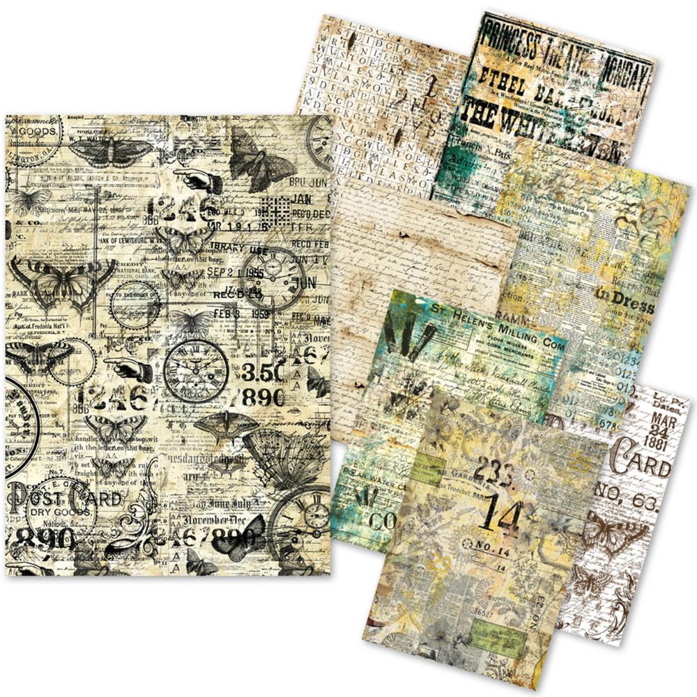 Time Capsule - LuMania Craftmix Mixed A5 Paper Pack