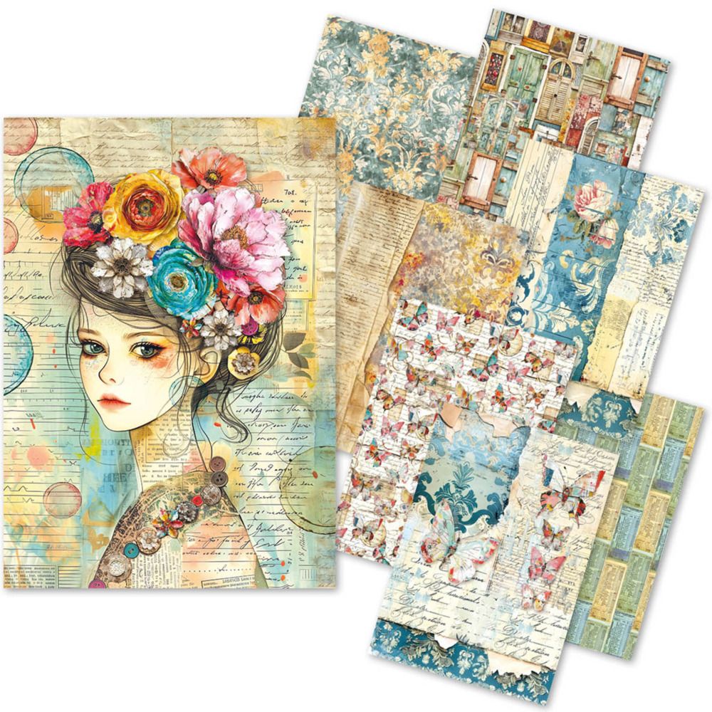 Quintessential - LuMania Craftmix Mixed A5 Paper Pack