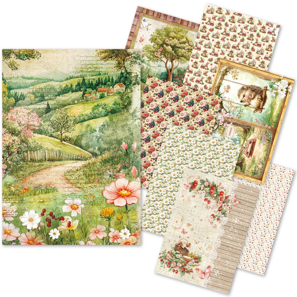 Woodland Party - A5 Rice Paper Art Set
