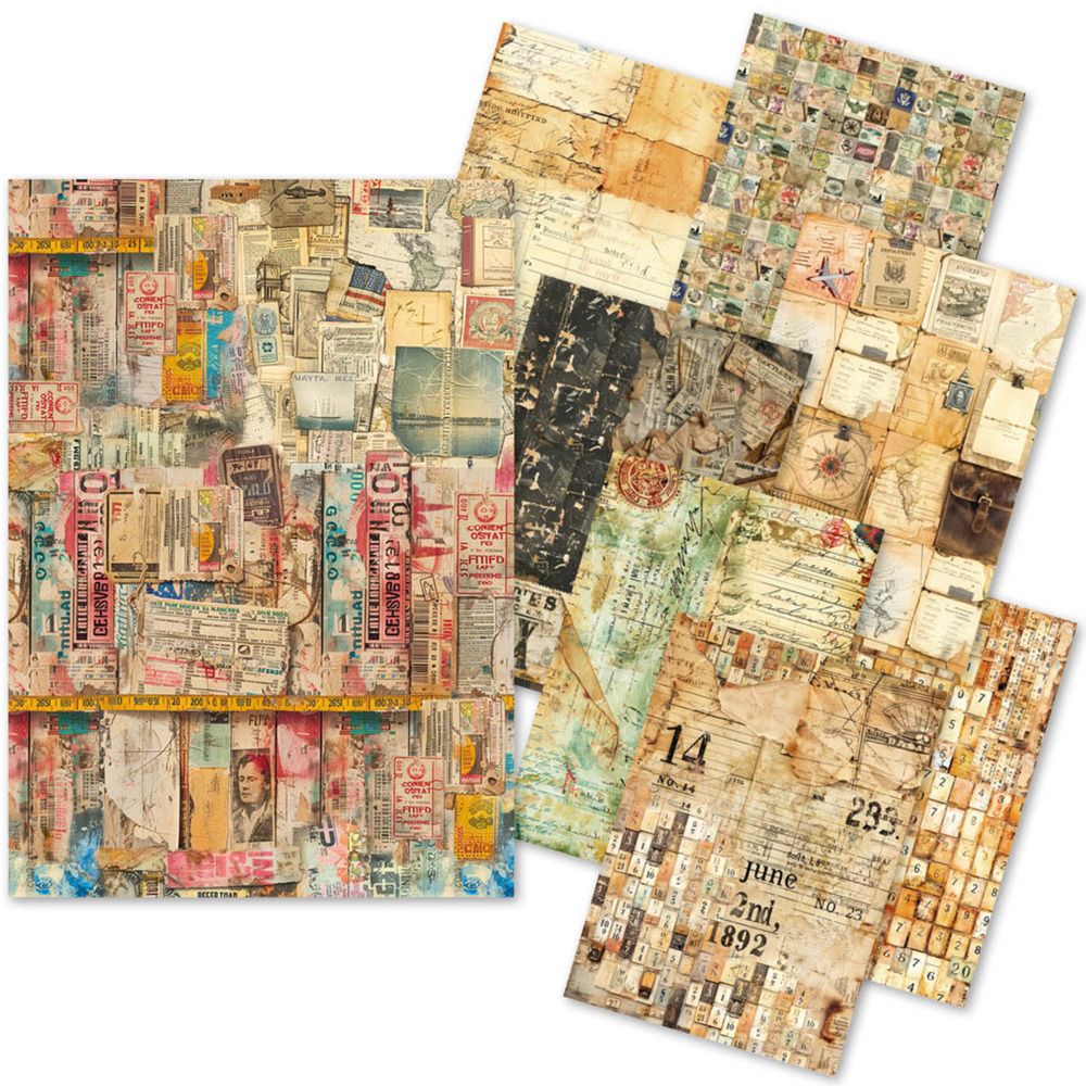 Journey Ahead - LuMania Craftmix Mixed A5 Paper Pack