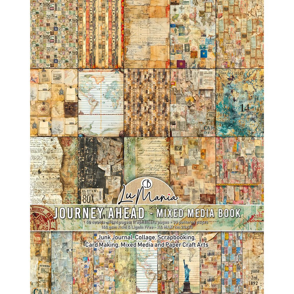 Journey Ahead - LuMania A4 Mixed Media Book