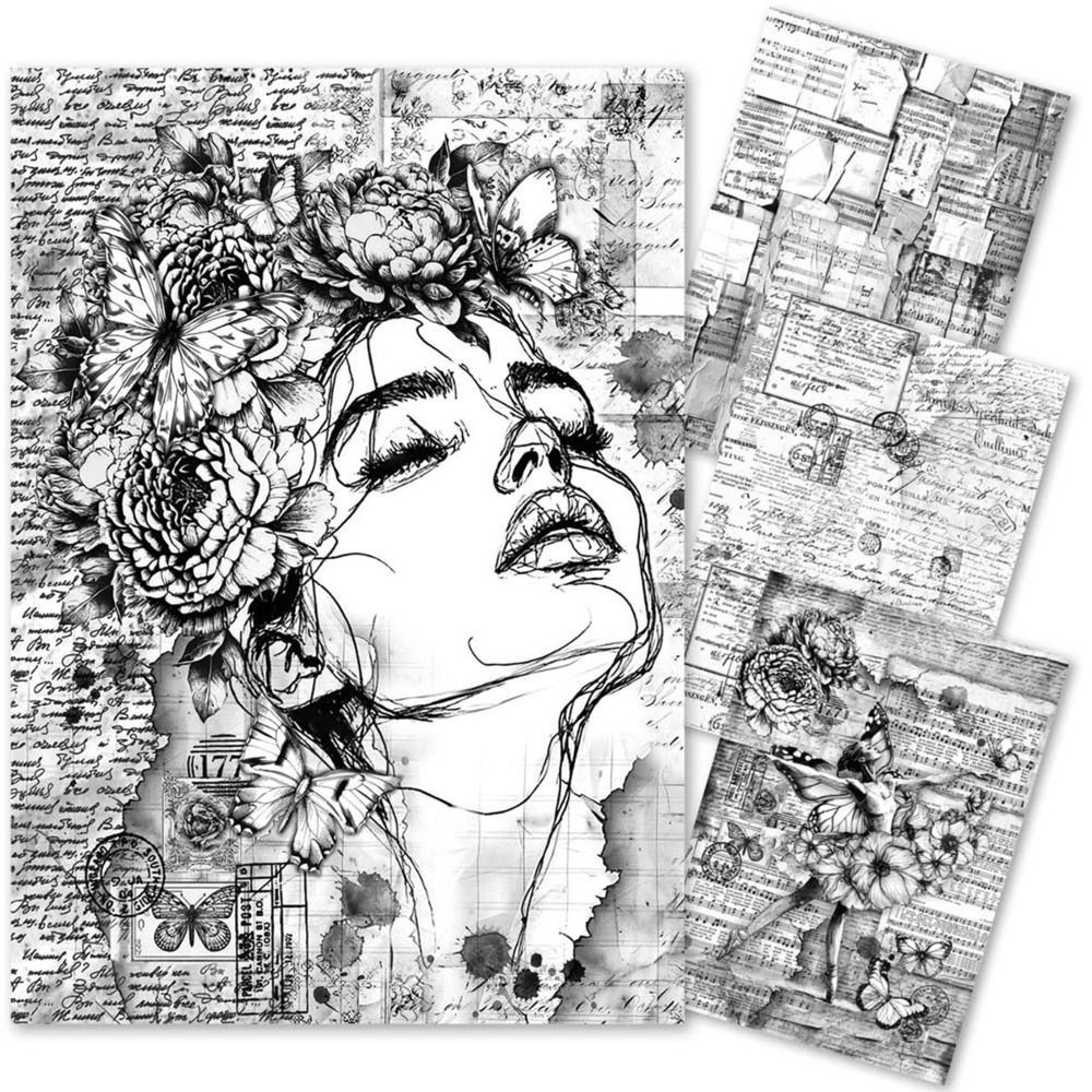 Meaningful Memories - LuMania A4 Mixed Media Rice Paper Set