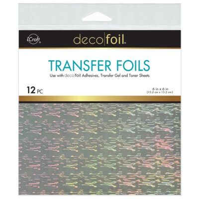 Icy - 6x6 Deco Foil Transfer Sheets