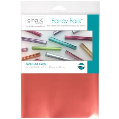 Sunkissed Coral Matte Finish - Fancy Foils
