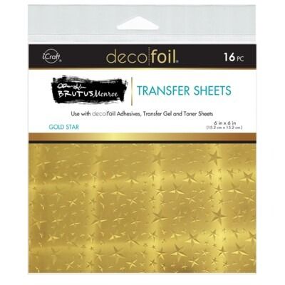 Gold Star by Brutus Monroe - 6x6 Deco Foil Transfer Sheets