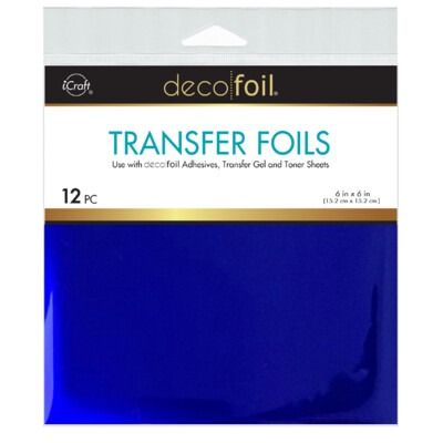 Indigo Dreams - 6x6 Deco Foil Transfer Sheets