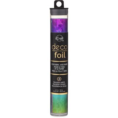 Rainbow Shattered Glass - Deco Foil Transfer Sheets