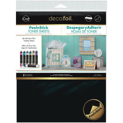 Peel N Stick Toner Sheets - Deco Foil