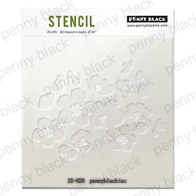 3D Blossoms Layers - Layering Stencil Set