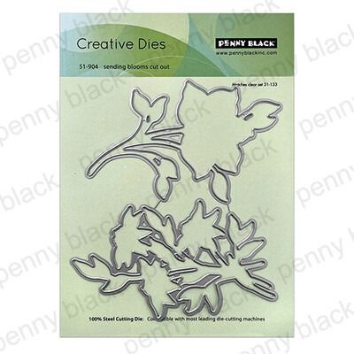 Sending Blooms Cut Out - Coordinating Die set