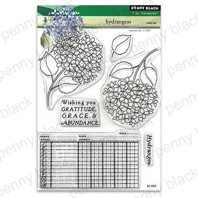 Hydrangeas - Clear Stamp Set