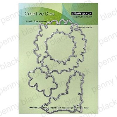 Floral Vines Cut Out - Coordinating Die Set