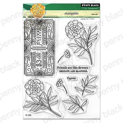 Marigolds - Clear Stamp Set