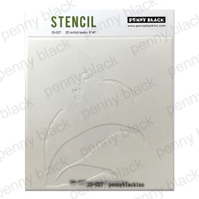 3D Orchid Layers - Layering Stencil Set