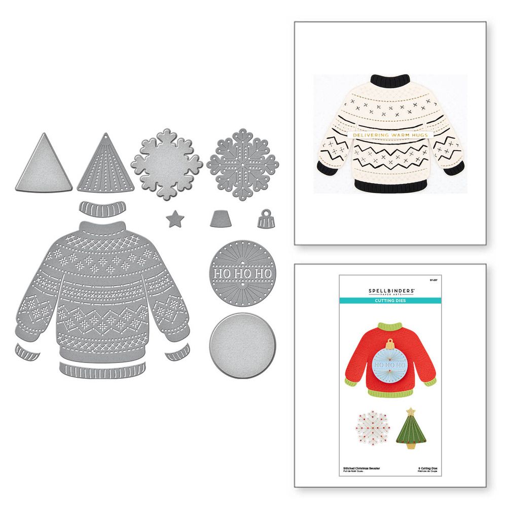 SAMPLE STEAL! Stitched Christmas Sweater - Die Set