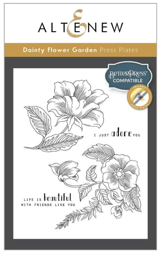 Dainty Flower Garden - Press Plate Set