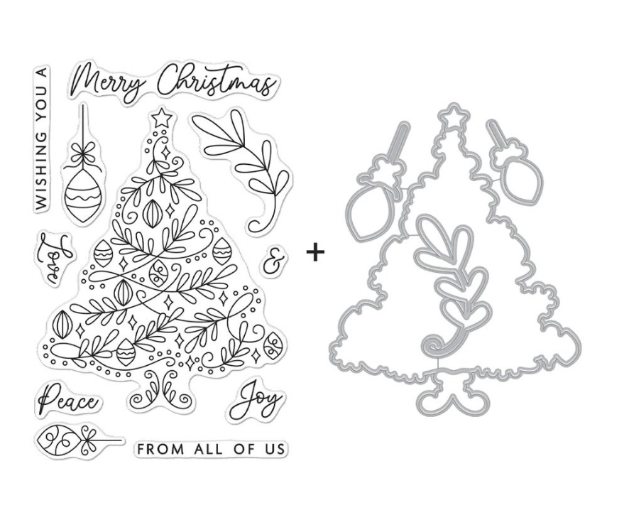 SAMPLE STEAL! Wishing You Tree - Stamp and Die Bundle
