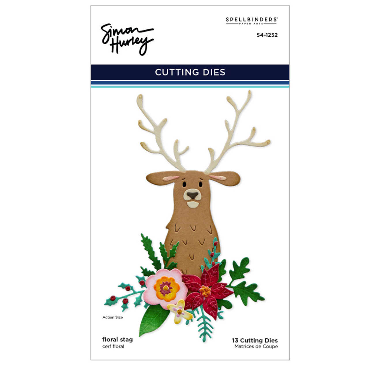 SAMPLE STEAL! Floral Stag - Die Set
