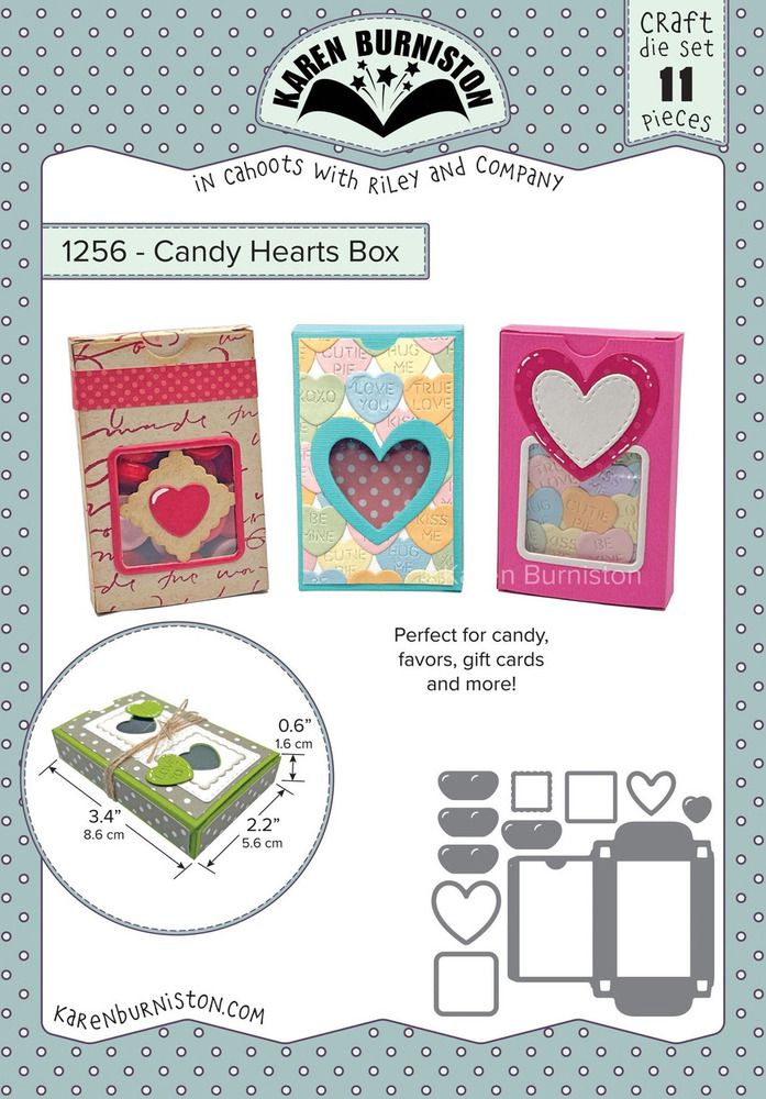 SAMPLE STEAL! Candy Hearts Box - Die Set