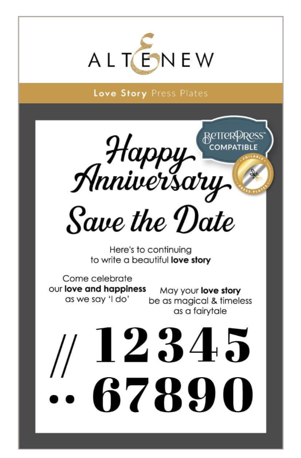 Love Story - Press Plates/Foil Plates