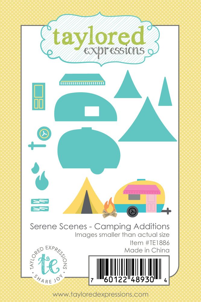 SAMPLE STEAL! Serene Scenes - Camping Additions - Die Set