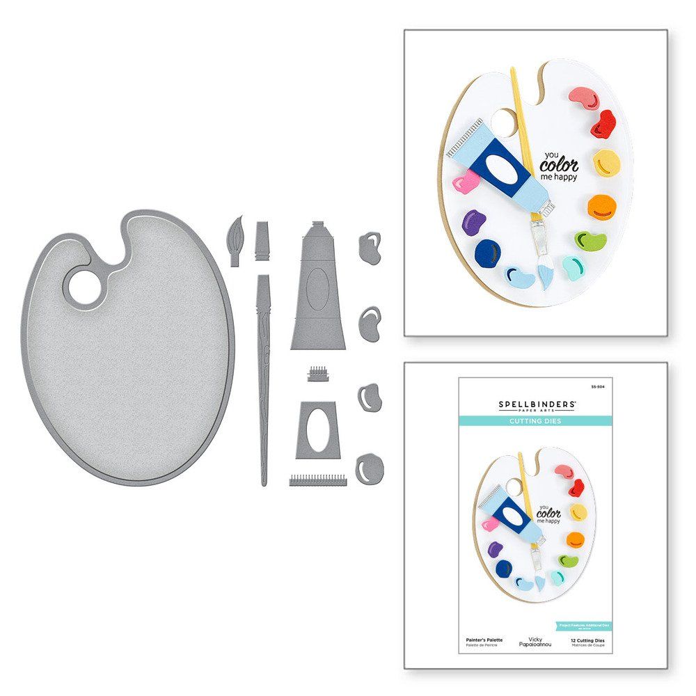 SAMPLE STEAL! Painter&#39;s Palette - Die Set