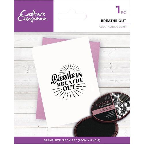 SAMPLE STEAL! Breathe Out - Stamp