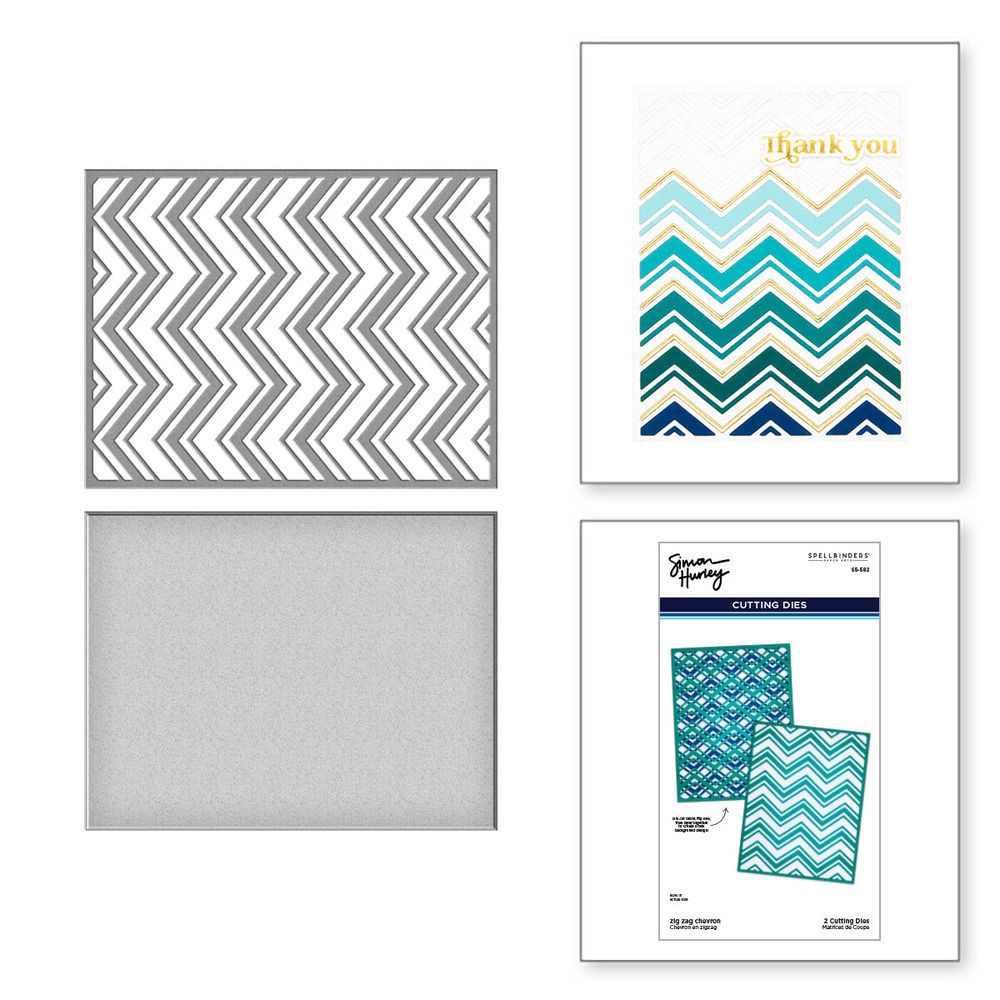 SAMPLE STEAL! Zig Zag Chevron - Die Set