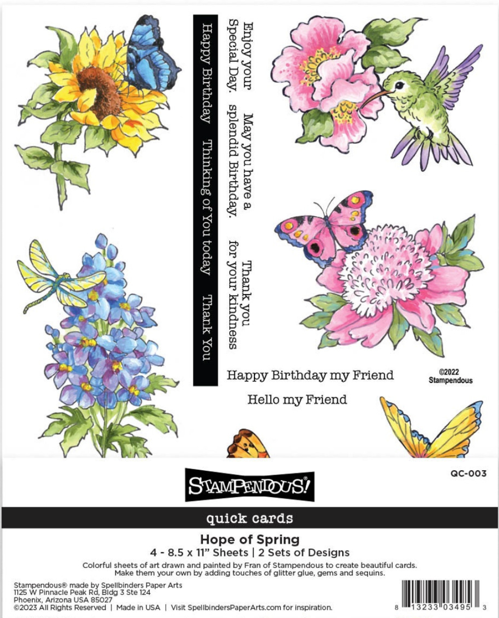 Hope Of Spring - Quick Card Panels