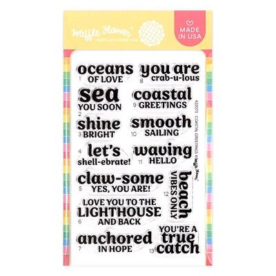 Coastal Greetings - Clear Stamp Set