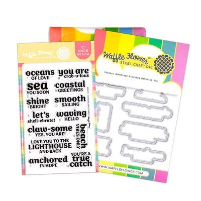 Coastal Greetings - Clear Stamp &amp; Die Combo