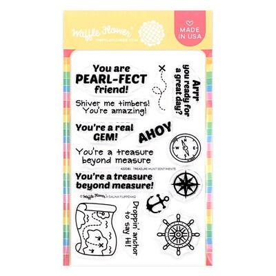 Treasure Hunt Sentiments - Clear Stamp Set
