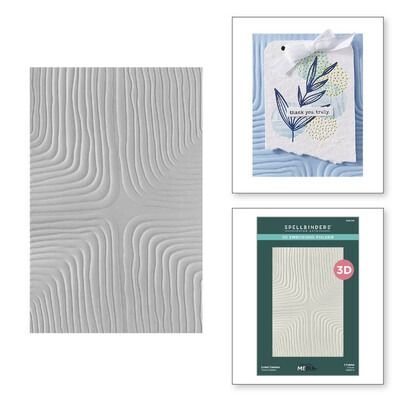 Lined Corners - 3D Embossing Folder