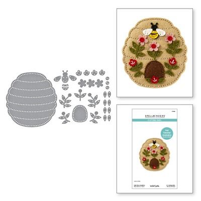 Felt Floral Beehive - Die Set