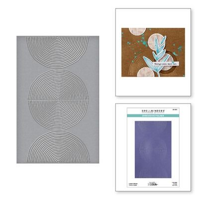 Lined Circles - Embossing Folder