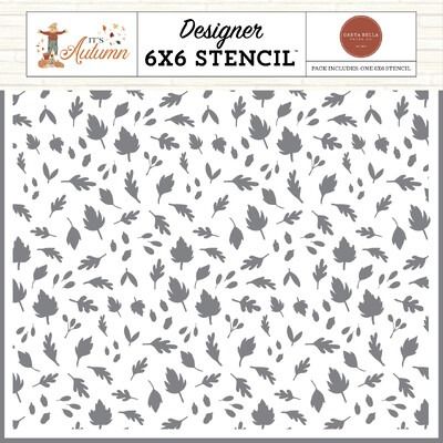 Stencil - Autumn Greetings Leaves - It&#39;s Autumn Collection