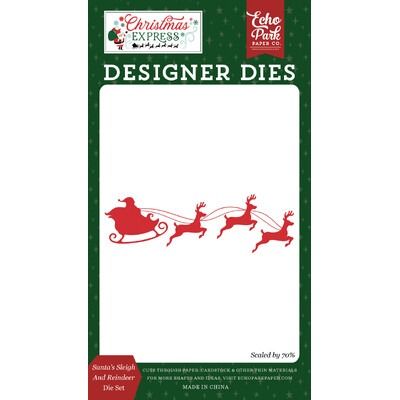 Die Set - Santa&#39;s Sleigh And Reindeer - Christmas Express Collection